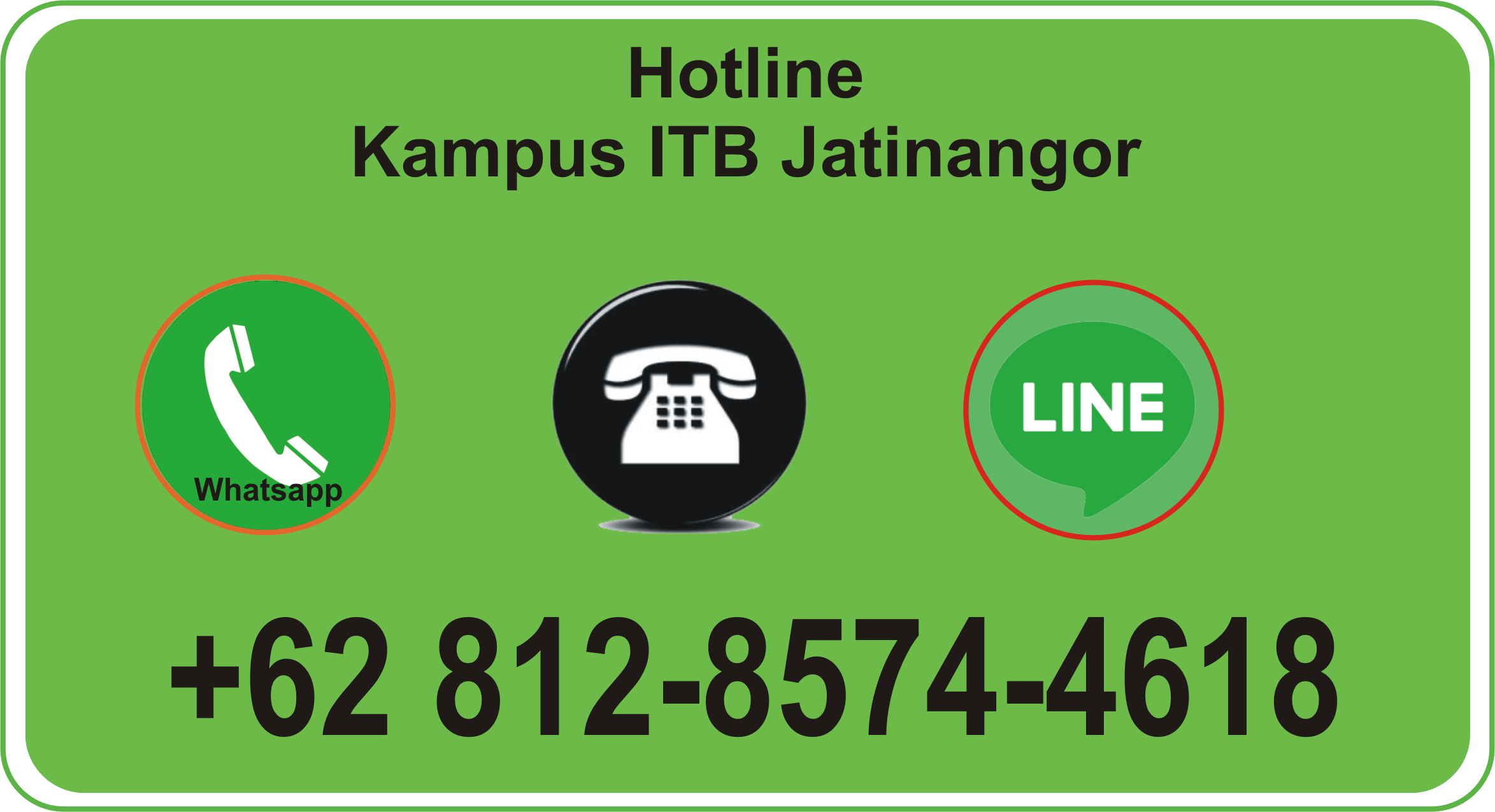 Hotline Kampus ITB Jatinangor